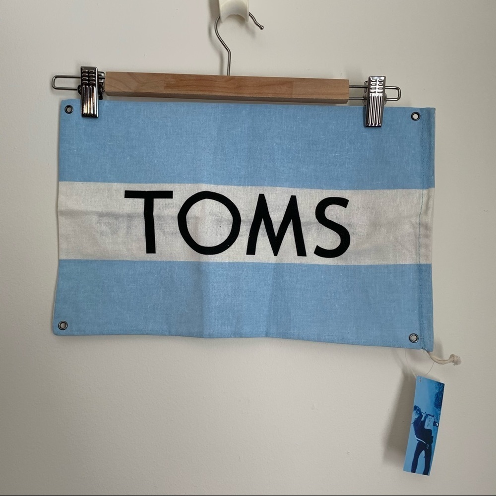 NWT Tom’s Shoe Bag/Flag - Picture 1 of 2